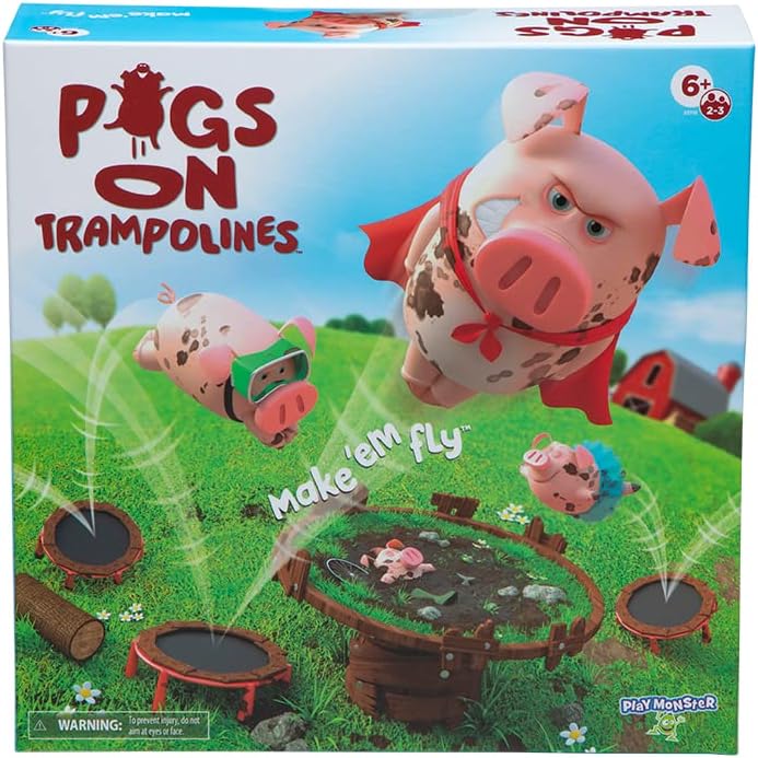 PlayMonster Pigs on Trampolines Board Game
