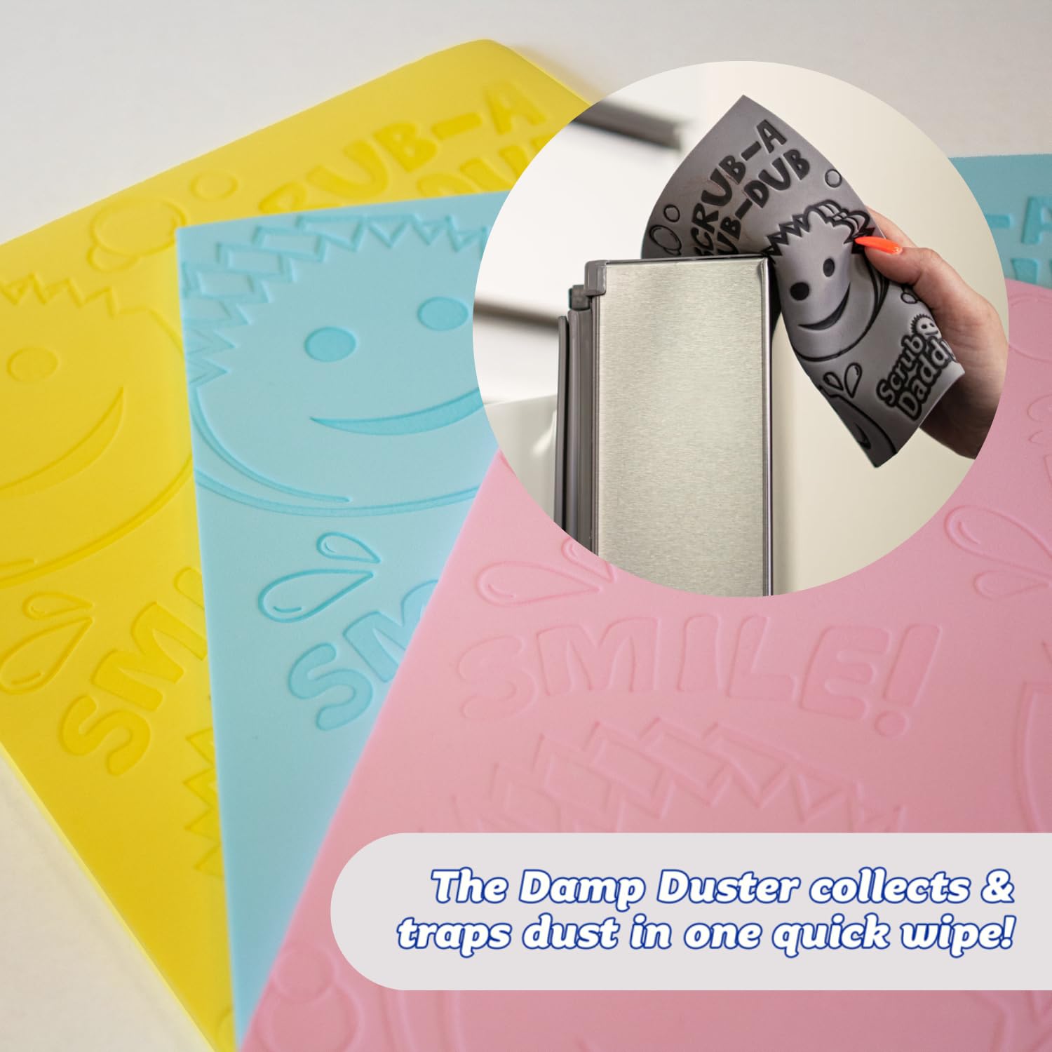 Scrub Daddy Damp Duster Towel - Multipurpose Cleaning Tool for Home Surfaces 3