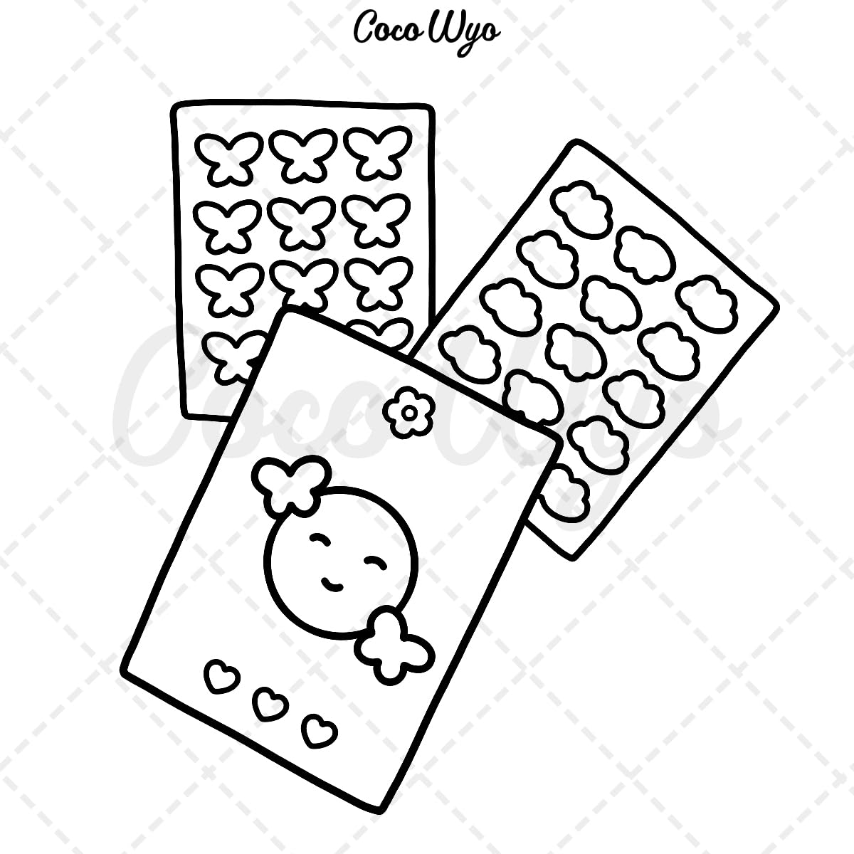 Glow Cosmetics – Malbuch für Erwachsene und Kinder, 52 auffällige und einfache Designs zum Thema Schönheit (8,5 x 8,5 Zoll) 7