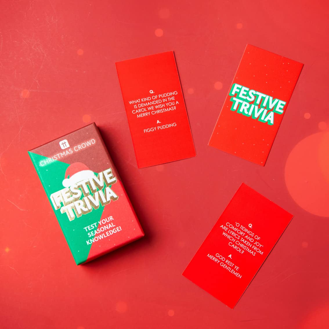 Talking Tables Christmas Trivia Game - Festive Quiz Card Game with 50 Questions 3