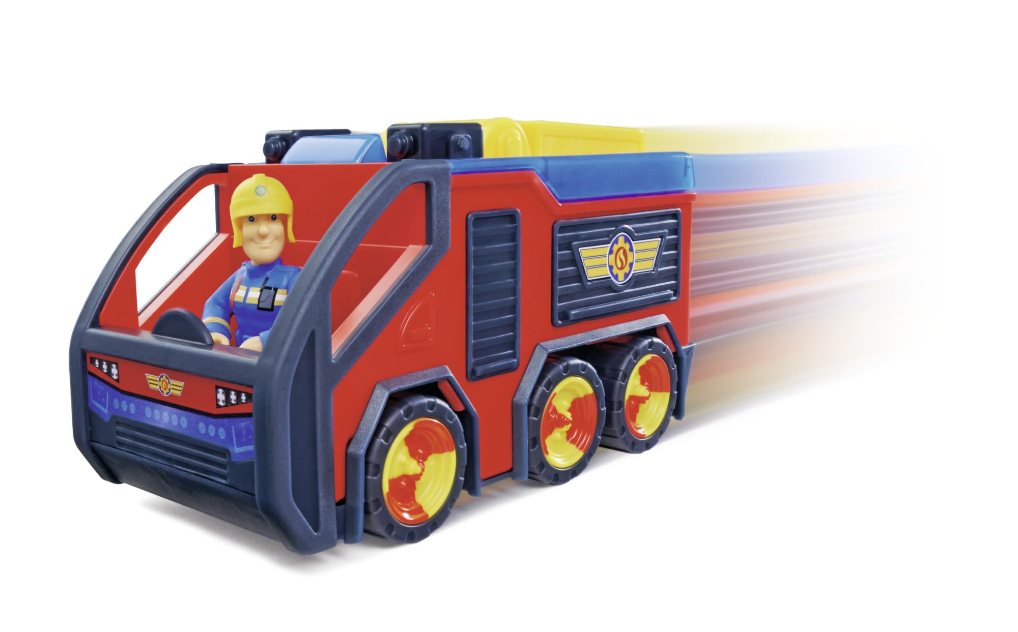Fireman Sam Junior Jupiter Vehicle with Sam Figure - Action-Packed Rescue Playset for Kids 3