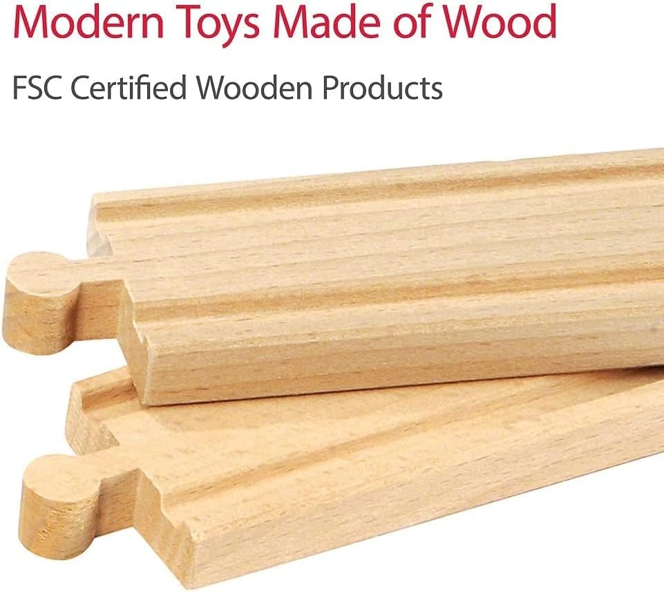 BRIO World Starter Wooden Railway Train Track Pack - 12-Piece Expansion Set for Kids 3