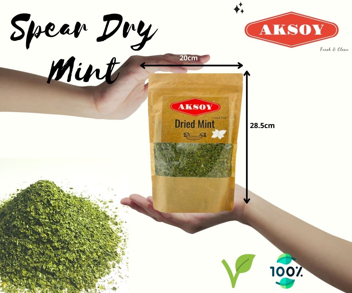 Aksoy Mint Peppermint Leaves 250g - Premium Dried Mint Leaves 4