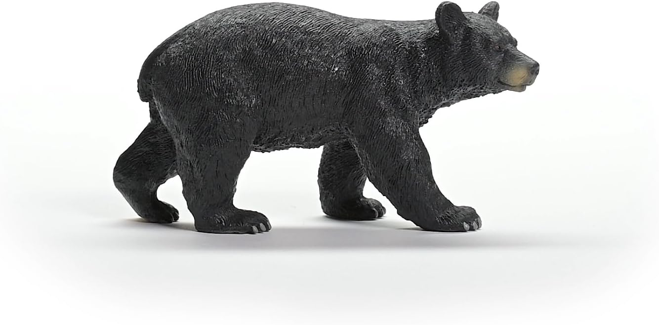 Schleich 14869 American Black Bear Figurine - Detailed Wildlife Toy for Ages 3+ 4