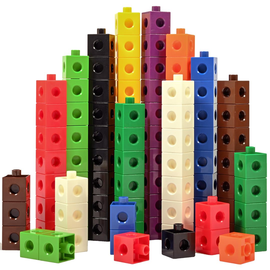 edxeducation Linking Cubes - 100-Piece Educational Building Set for Ages 3+ 11