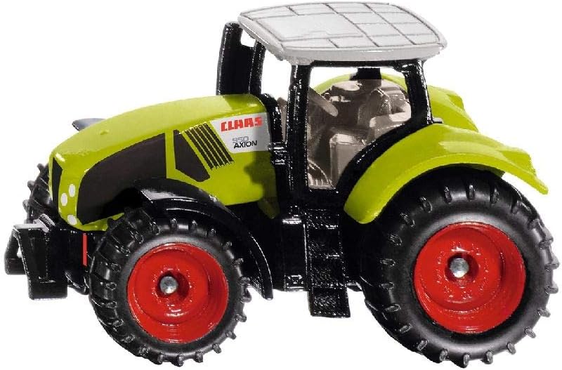 Siku 1030 Claas Axion 950 Tractor - Metal/Plastic Farm Vehicle with Trailer Hitch & Rubber Tyres