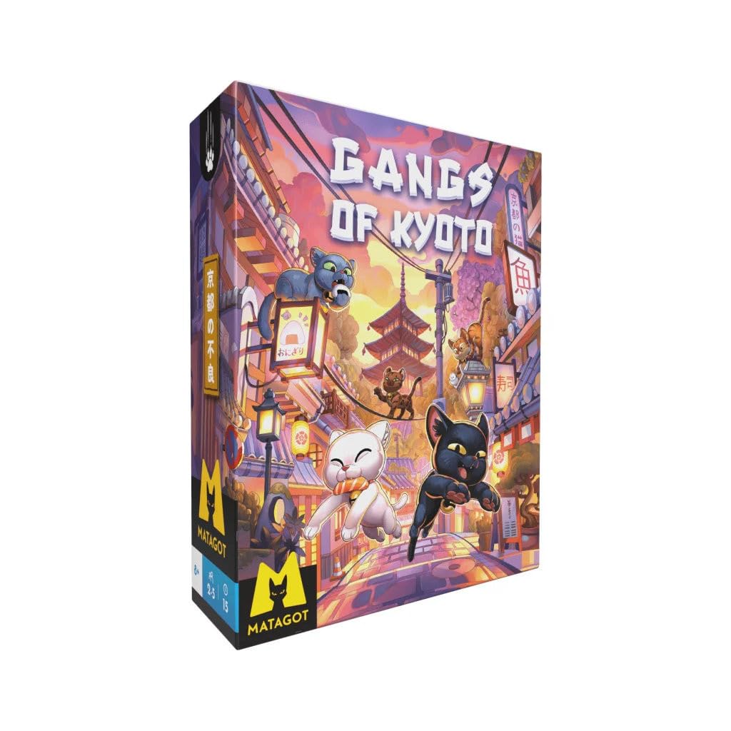 Matagot Gangs of Kyoto Board Game | 2-5 Players | 30 Min Playtime | Ages 10+