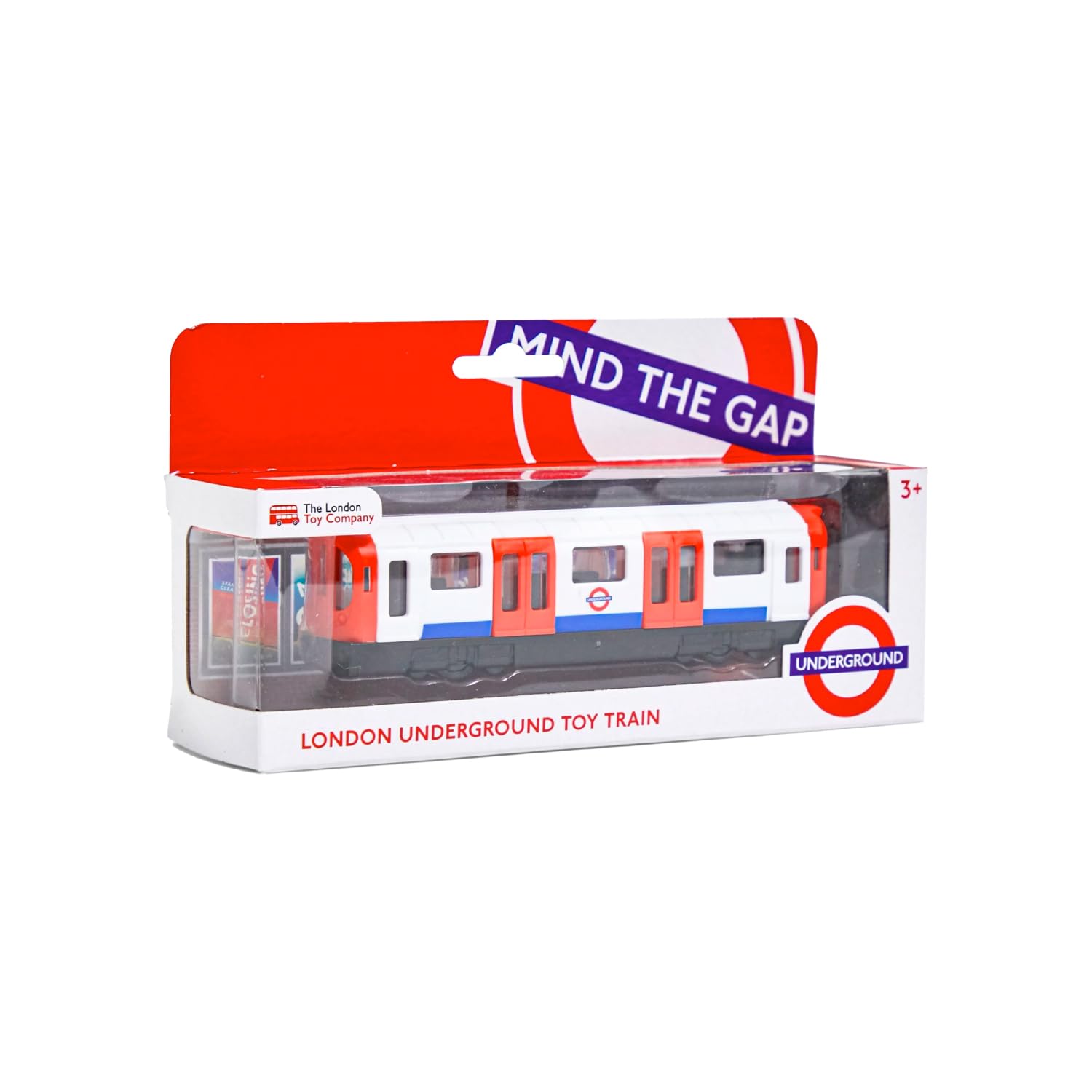 London Underground Train Toy Model - Realistic Plastic Collectible for Kids & Collectors