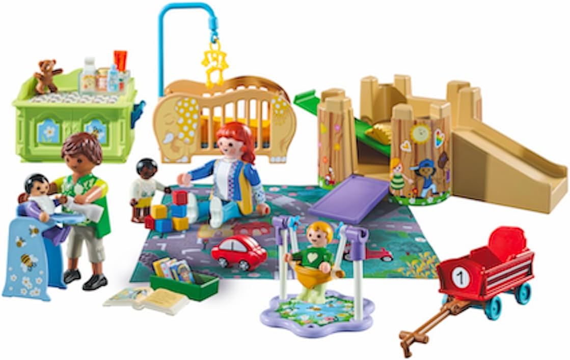 Playmobil 71649 MyLife Toddler Group Promo Pack - Playset with 5 Figures & 69 Accessories for Ages 4+