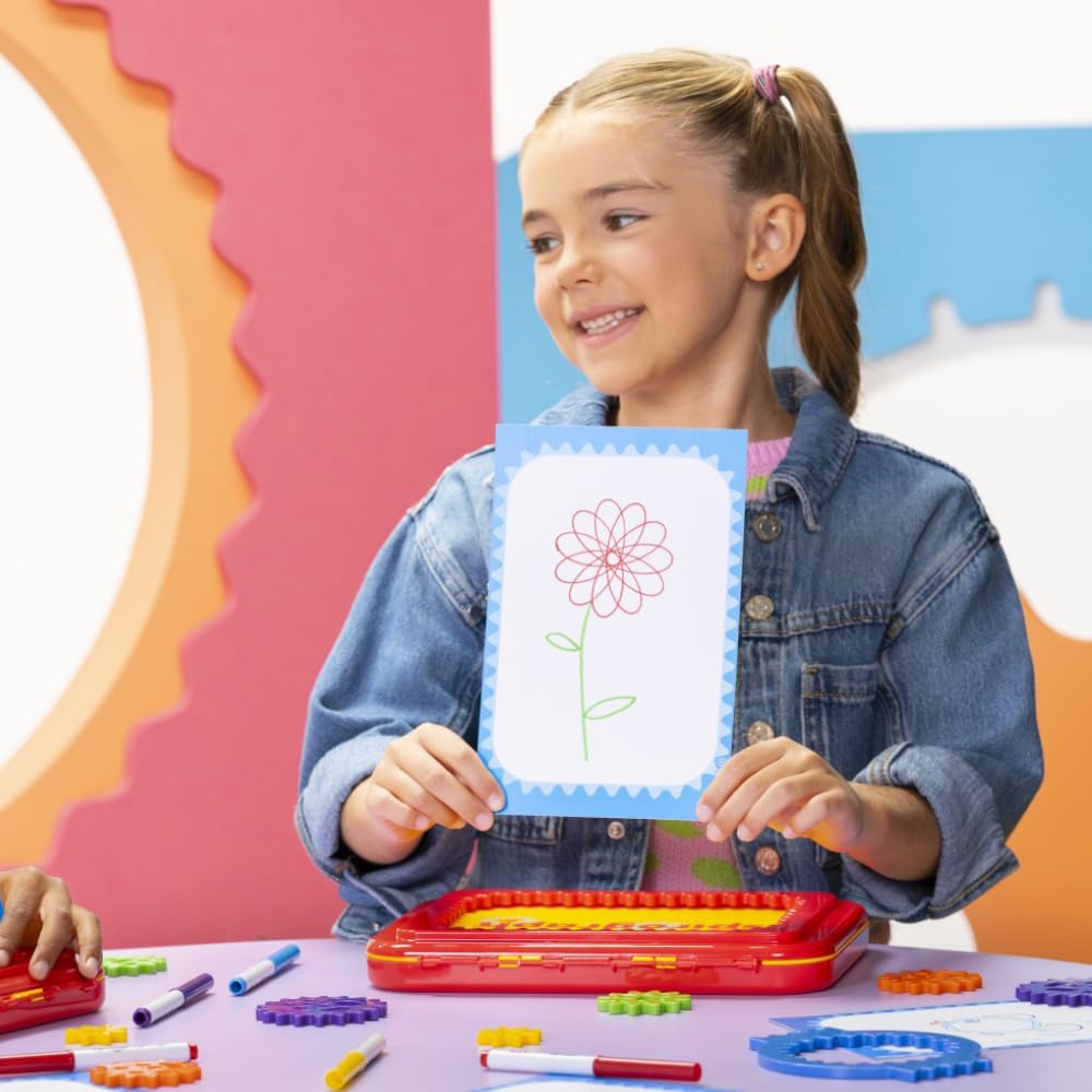 Spirograph Junior Design Set - Jumbo Gears & Washable Markers for Kids 3+ 13