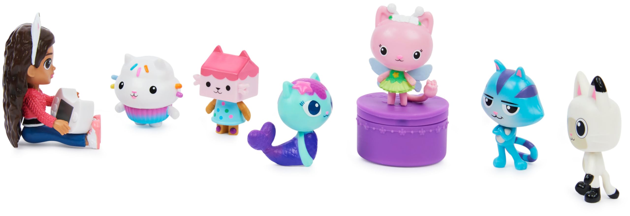 Gabby's Dollhouse Deluxe Figure Gift Set - 7 Toy Figures with Surprise Accessory, Ages 3+ 3