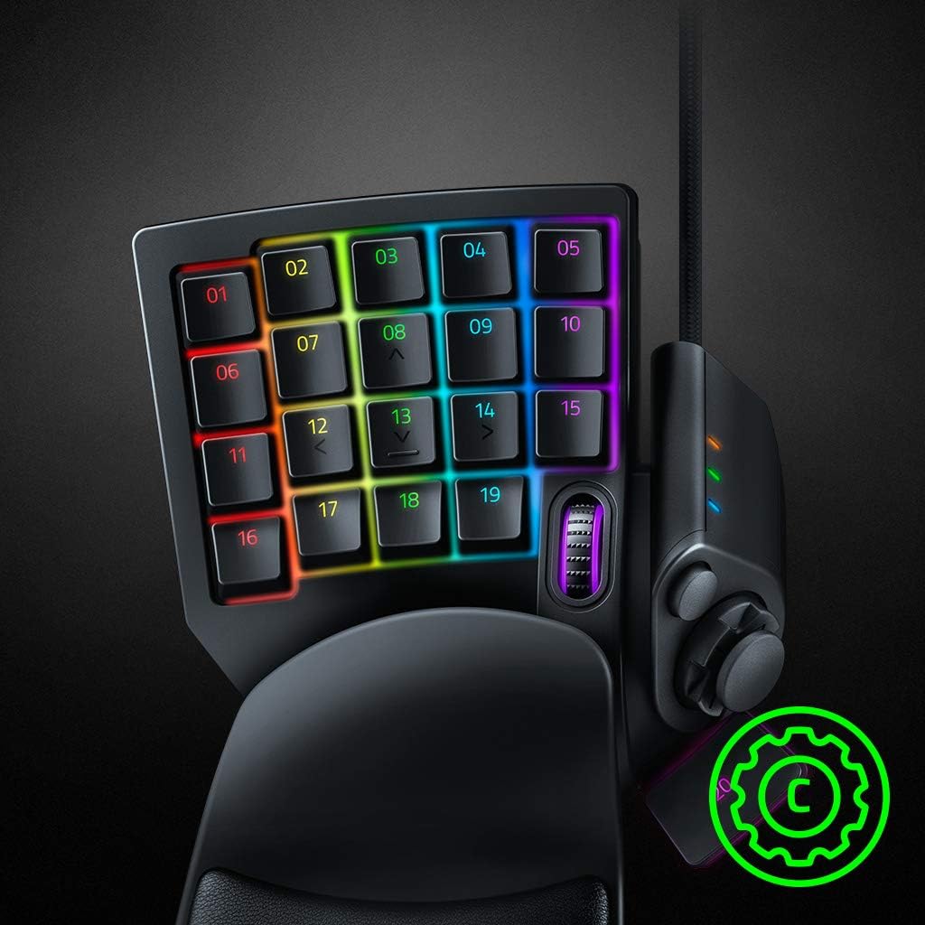 Razer Tartarus V2 Mecha-Membrane Gaming Keypad – 32 Programmable Keys, Chroma RGB, Ergonomic Design 7