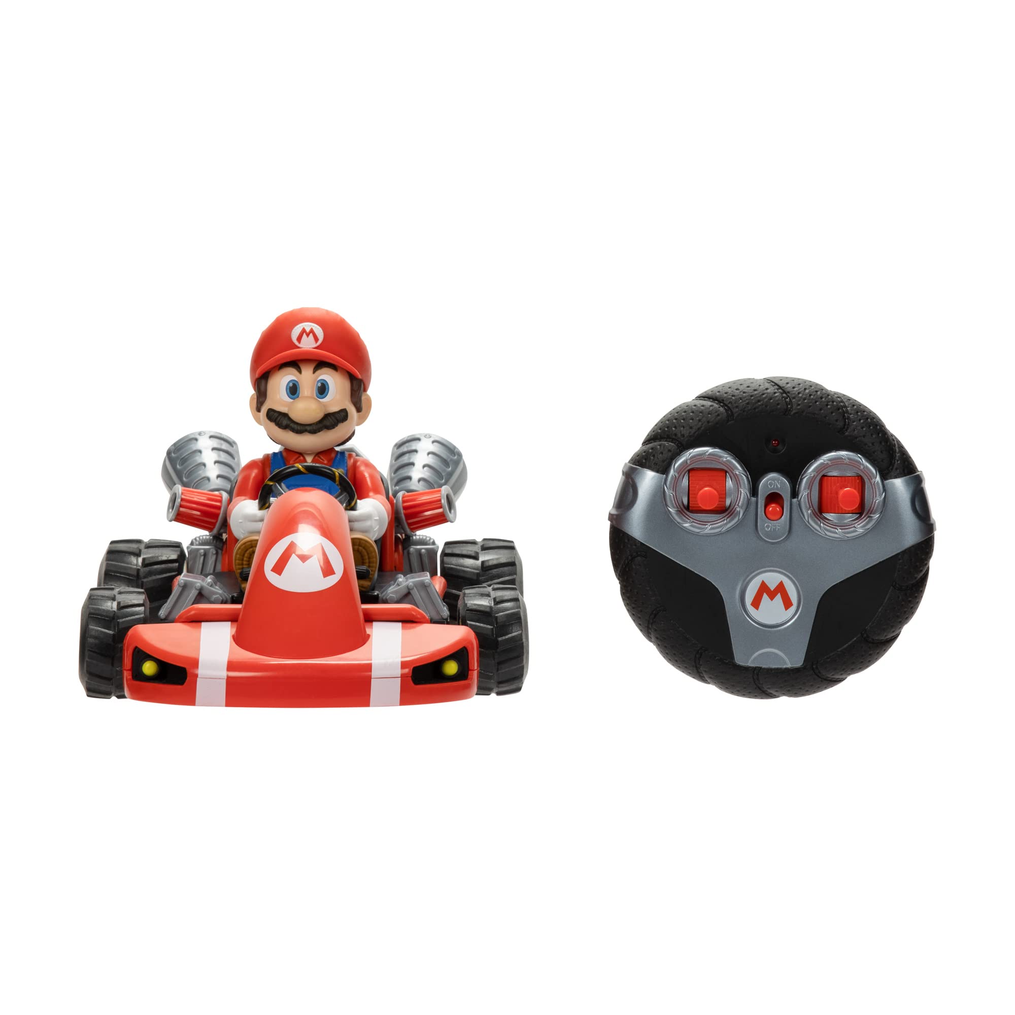 THE SUPER MARIO BROS. MOVIE R/C Car - Full Function 2.4GHz | 100ft Range | Mario Figure Moves | Flashing Light 7