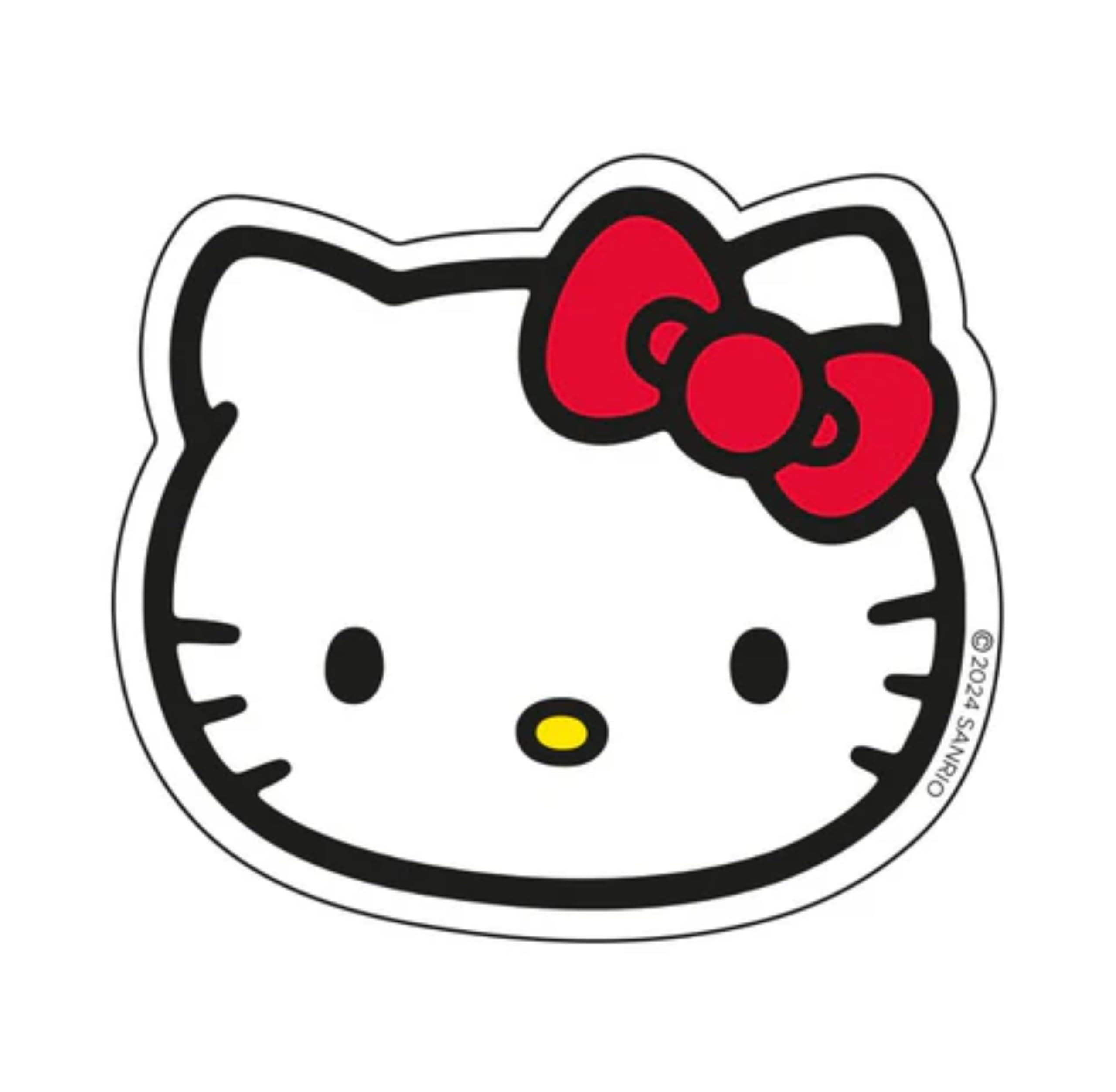 Danilo Promotions LTD Hello Kitty Wrapping Paper - 2 Sheets & 2 Tags | Red | Recycled Material 4