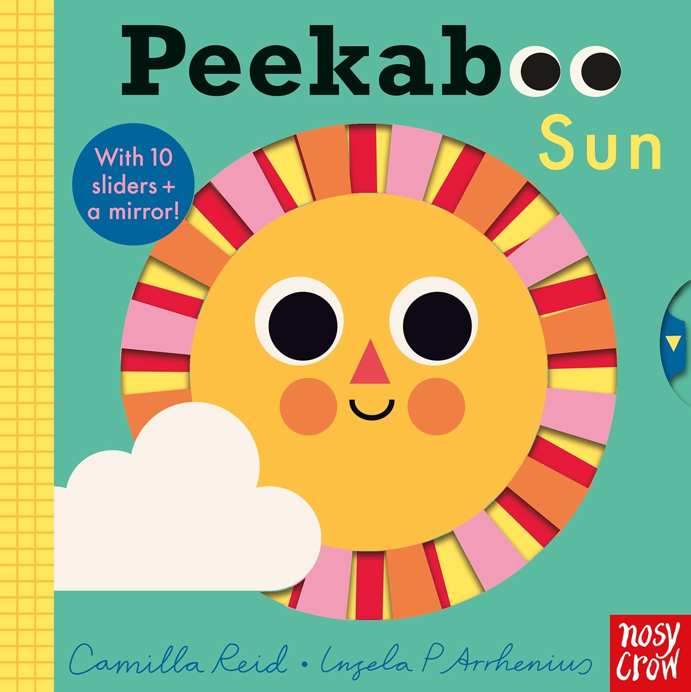 Nosy Crow Peekaboo Sun - Interactive Board Book for Babies & Toddlers | 10 Sliders