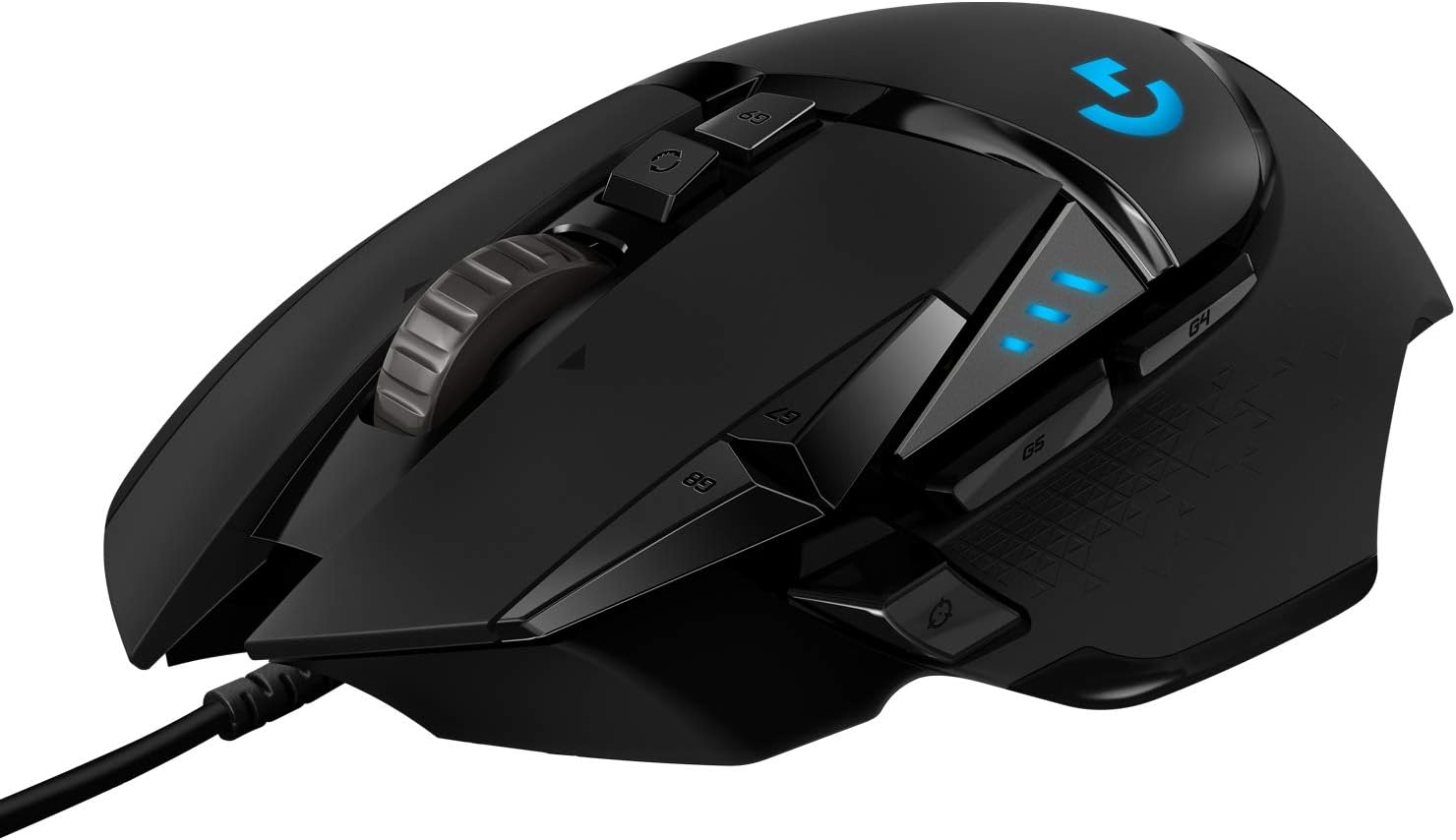 Logitech G502 HERO High Performance Wired Gaming Mouse - 25,600 DPI, 11 Programmable Buttons, Adjustable Weights, RGB LIGHTSYNC