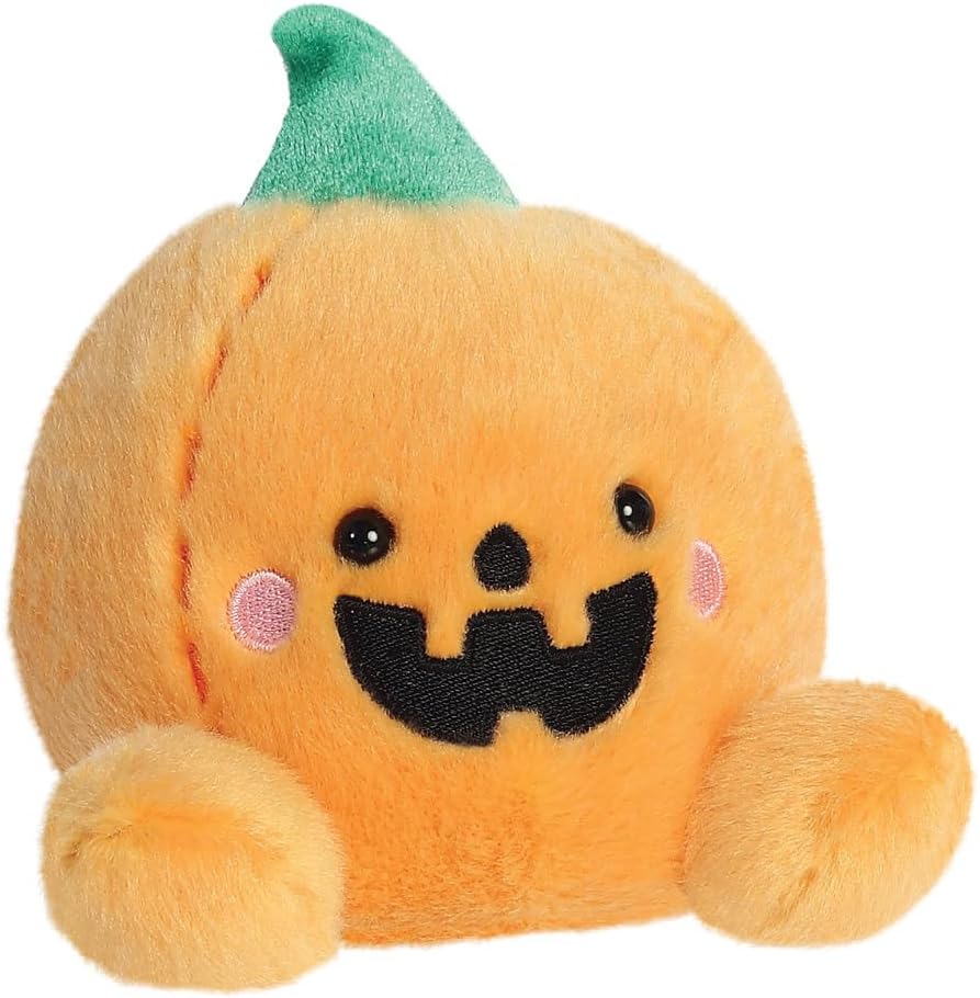 Palm Pals Carver Jack O'Lantern - Soft Plush Toy for Babies & Kids 3