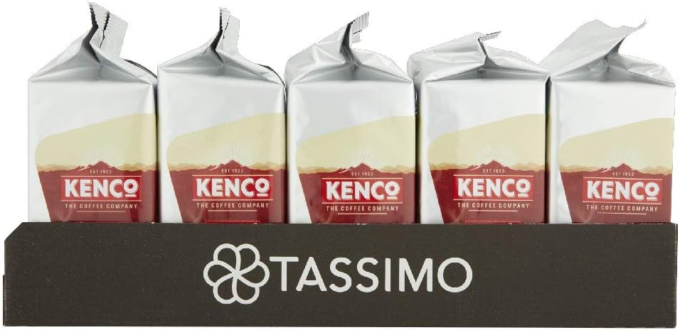 Tassimo Kenco Americano Smooth Coffee Pods (Pack of 16 T DISCs) - 5 Packs (80 Capsules Total) 5