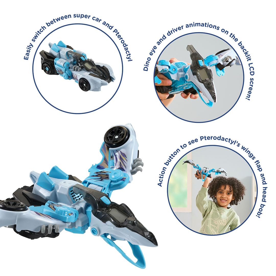 VTech Switch and Go Dinos Talon the Pterodactyl - 2-in-1 Transforming Dinosaur Toy with Lights & Sounds 11