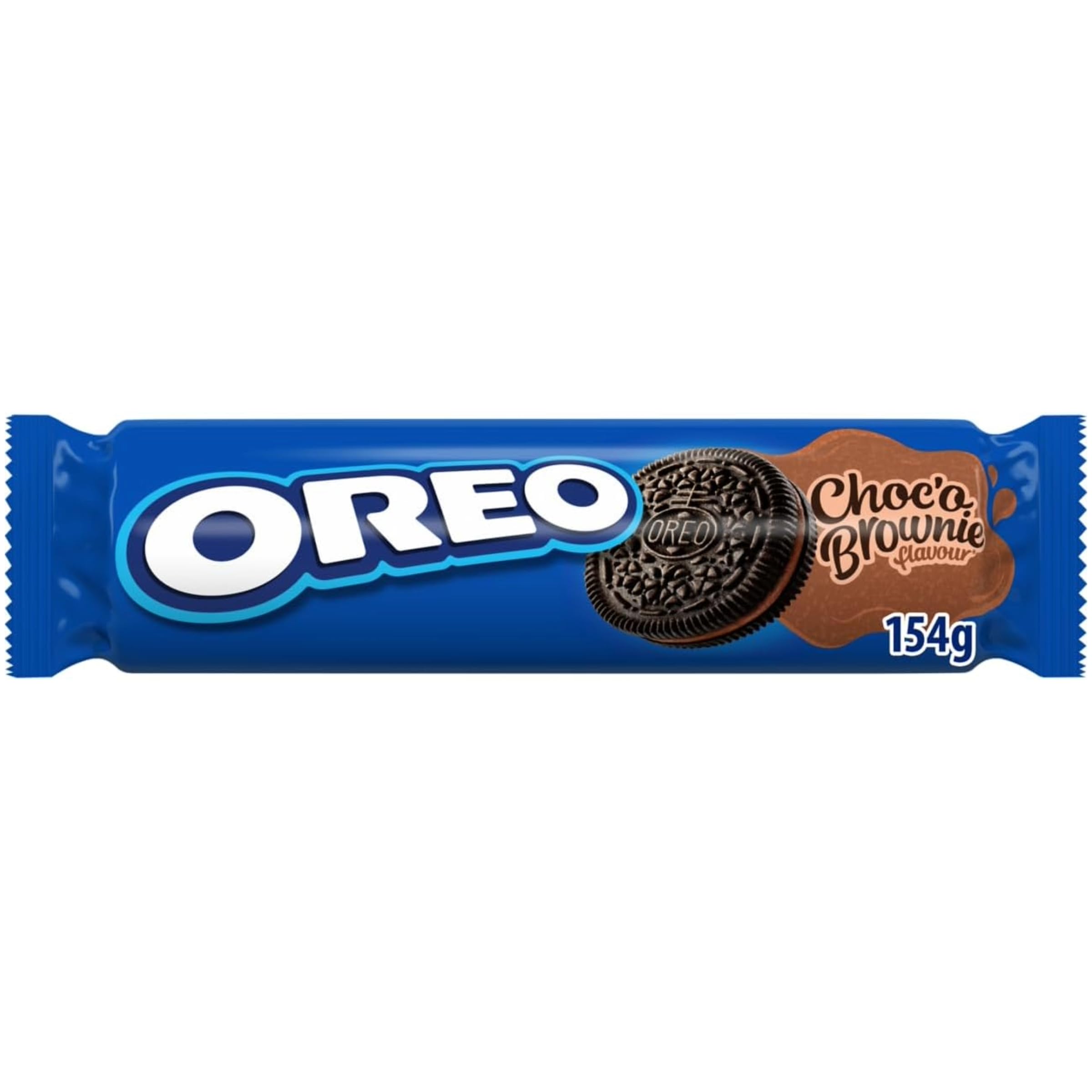 Oreo Sandwich Biscuit Filled with Choco Brownie Batter Flavoured Creme, 154g