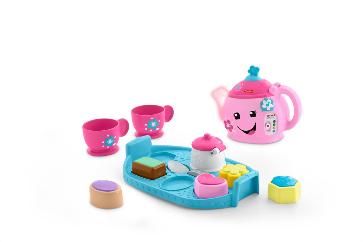Fisher-Price Laugh & Learn Sweet Manners Tea Set - Lights, Songs & Sounds, 18+ Months