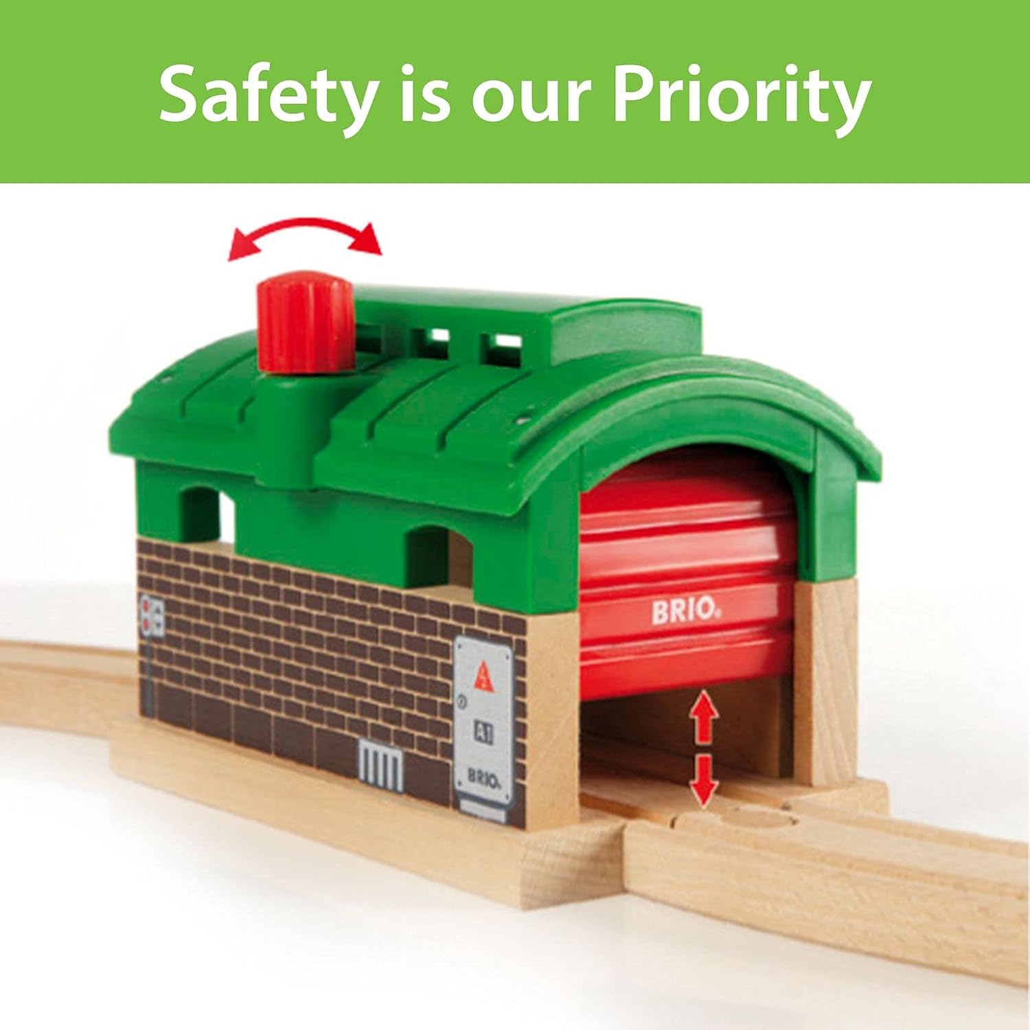 BRIO World Train Garage - Wooden Playset for Kids 3 Years Up 8