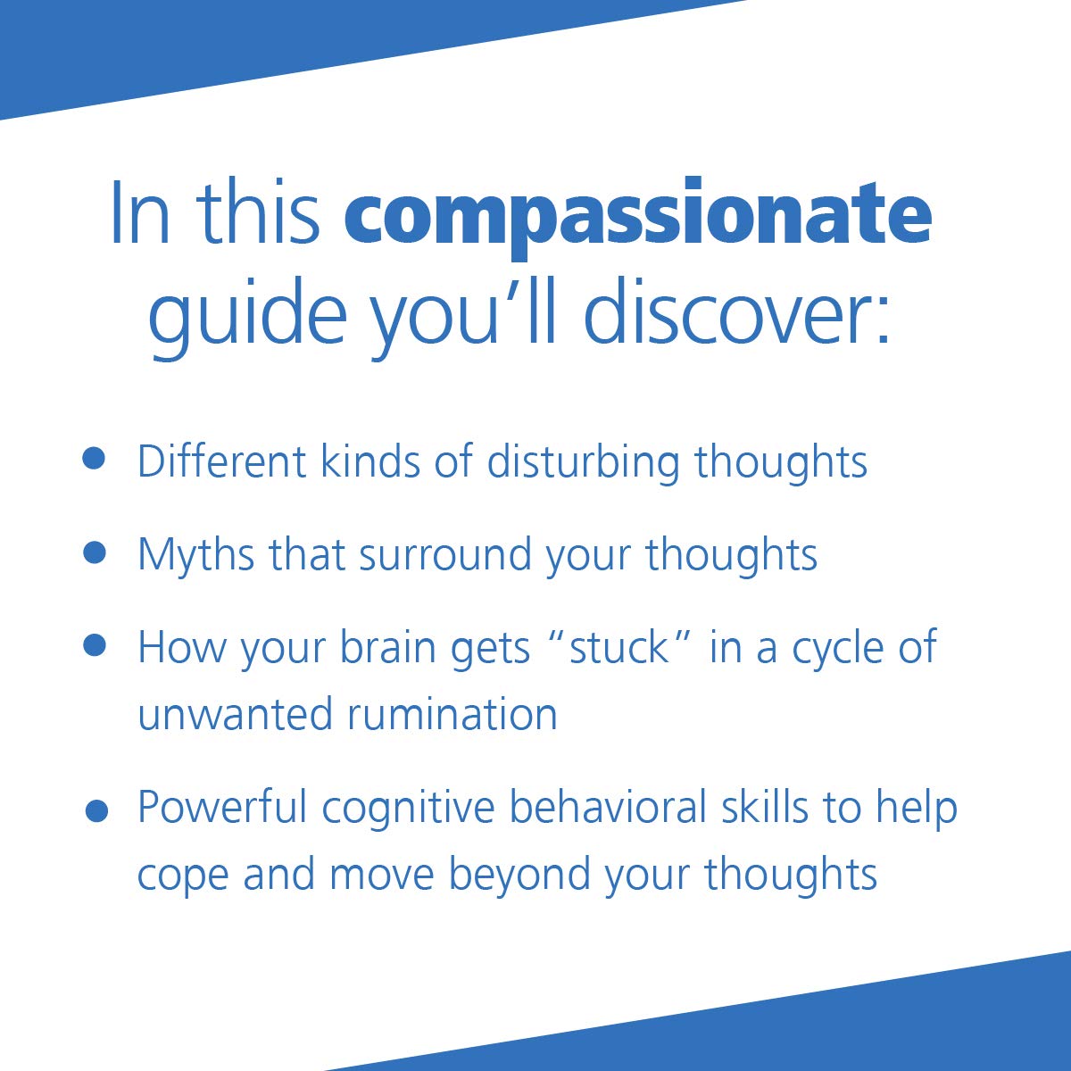 New Harbinger Publications Overcoming Unwanted Intrusive Thoughts - CBT Guide | Paperback | English 4