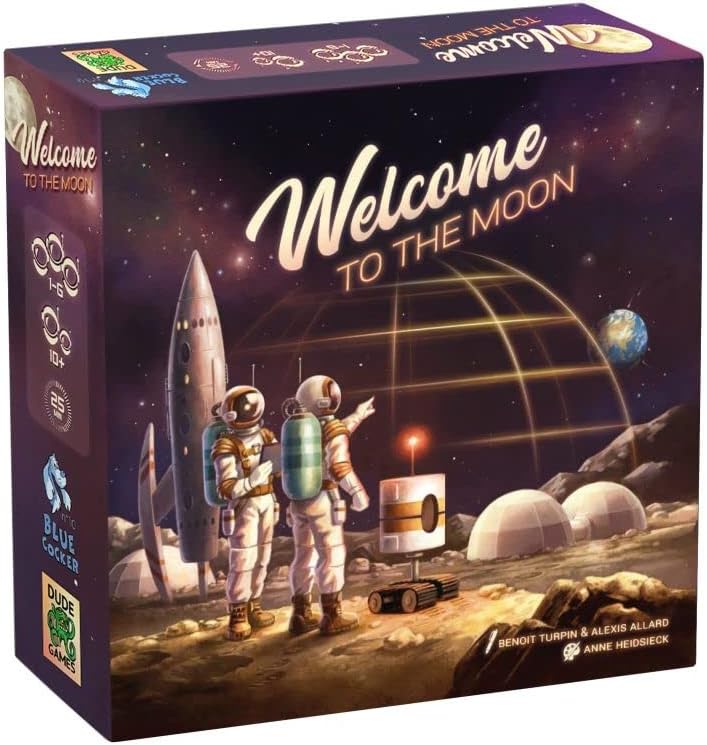 Blue Cocker Games Welcome To The Moon Board Game