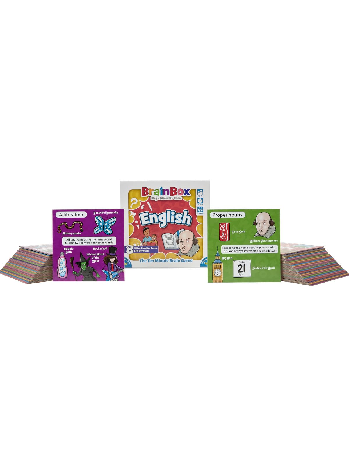 BrainBox English Card Game - Educational Memory Game for Ages 8+ 3