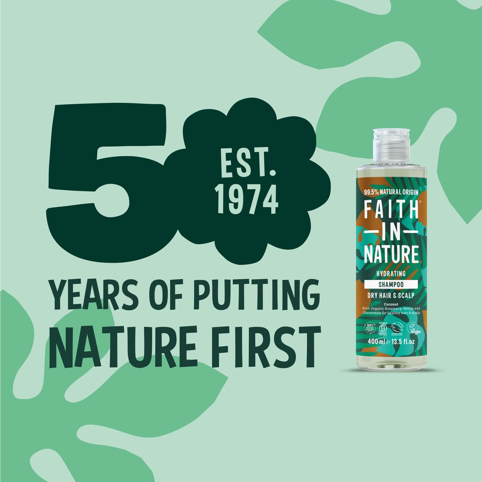 Faith In Nature Organic Coconut Shampoo (400ml) 7