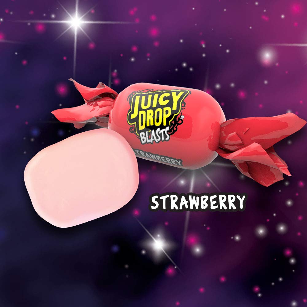 Juicy Drop Blasts Süßigkeiten 1 kg – 6 verschiedene Geschmacksrichtungen (Wassermelone, Erdbeere, Zitrone, Himbeere, Apfel, Cola) 4