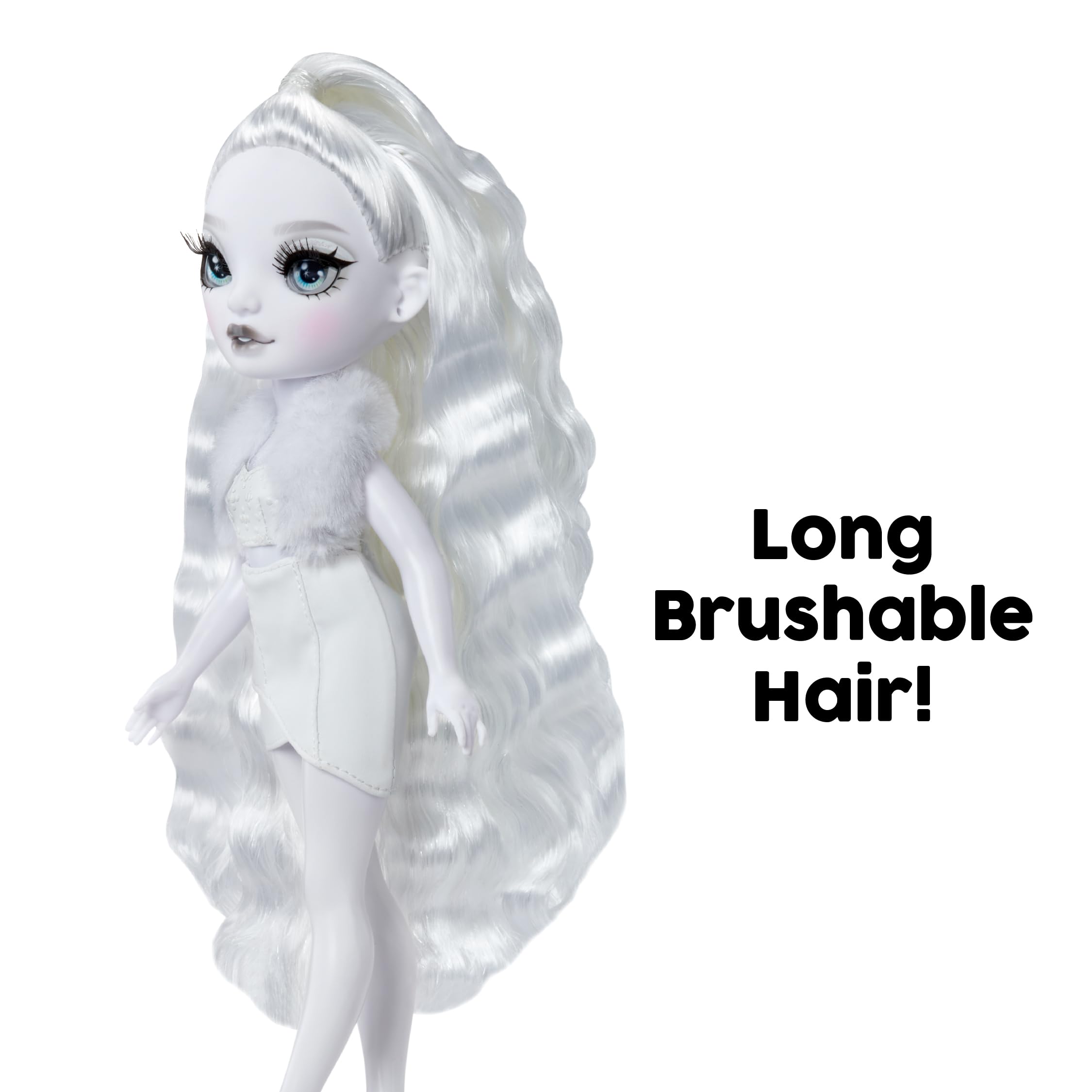 Rainbow High Shadow High Natasha Zima - 28cm Grayscale Fashion Doll with White Hair, Outfit, Shoes & Handbag 3