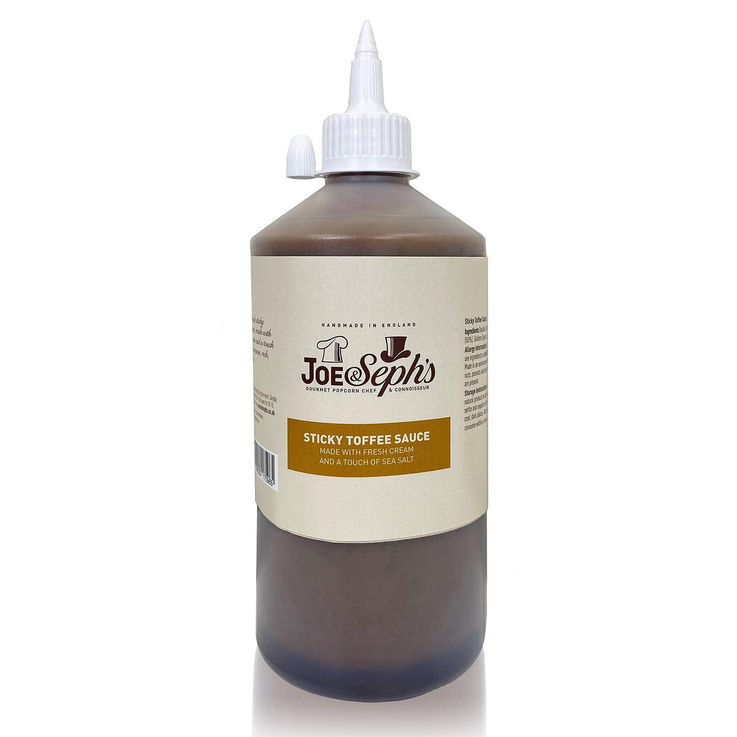 Joe & Seph's Sticky Toffee Caramel Sauce (1kg) - 1 Star Great Taste Award Winner