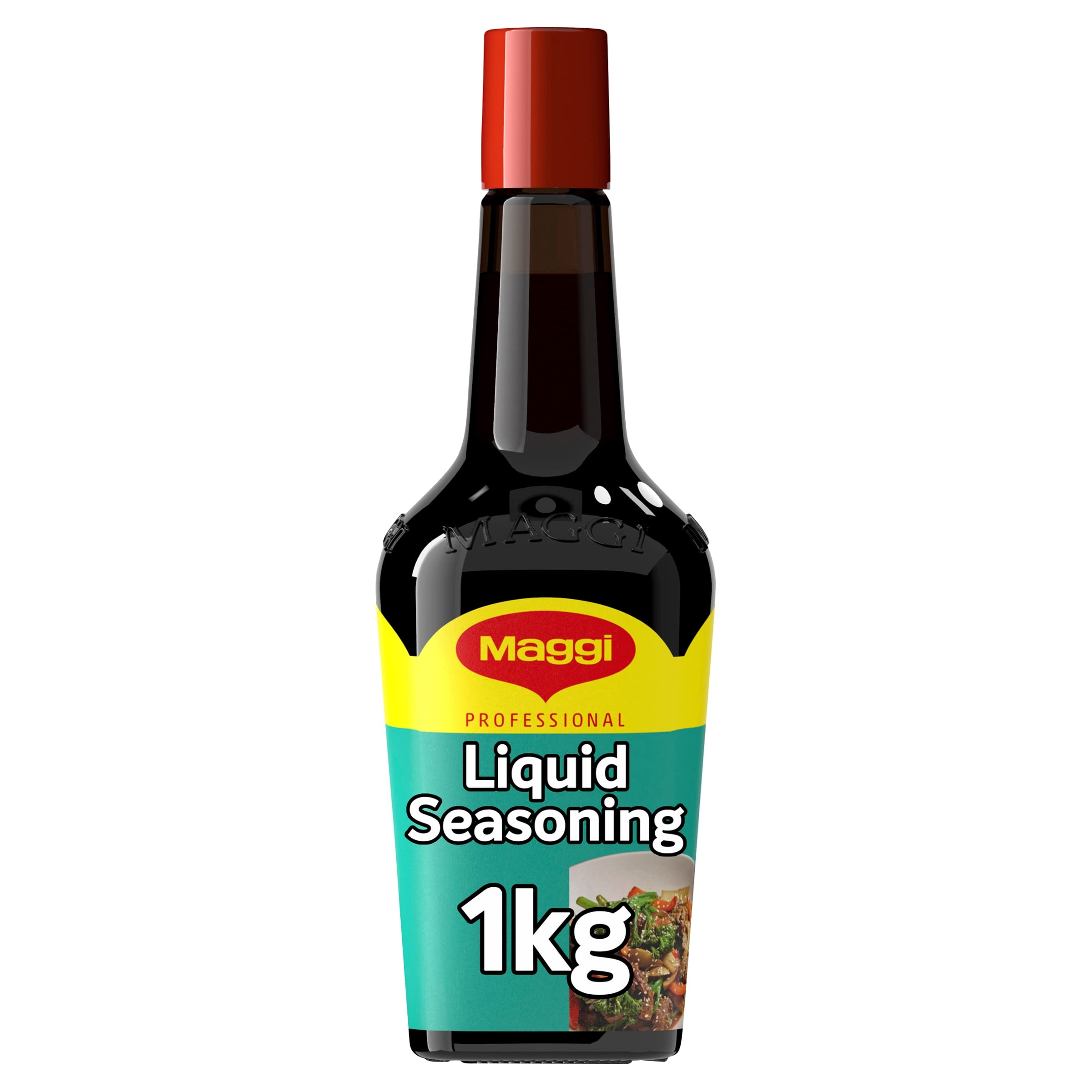 MAGGI Liquid Seasoning - Savoury Flavour Enhancer | 1 KG Bottle | Vegan Friendly