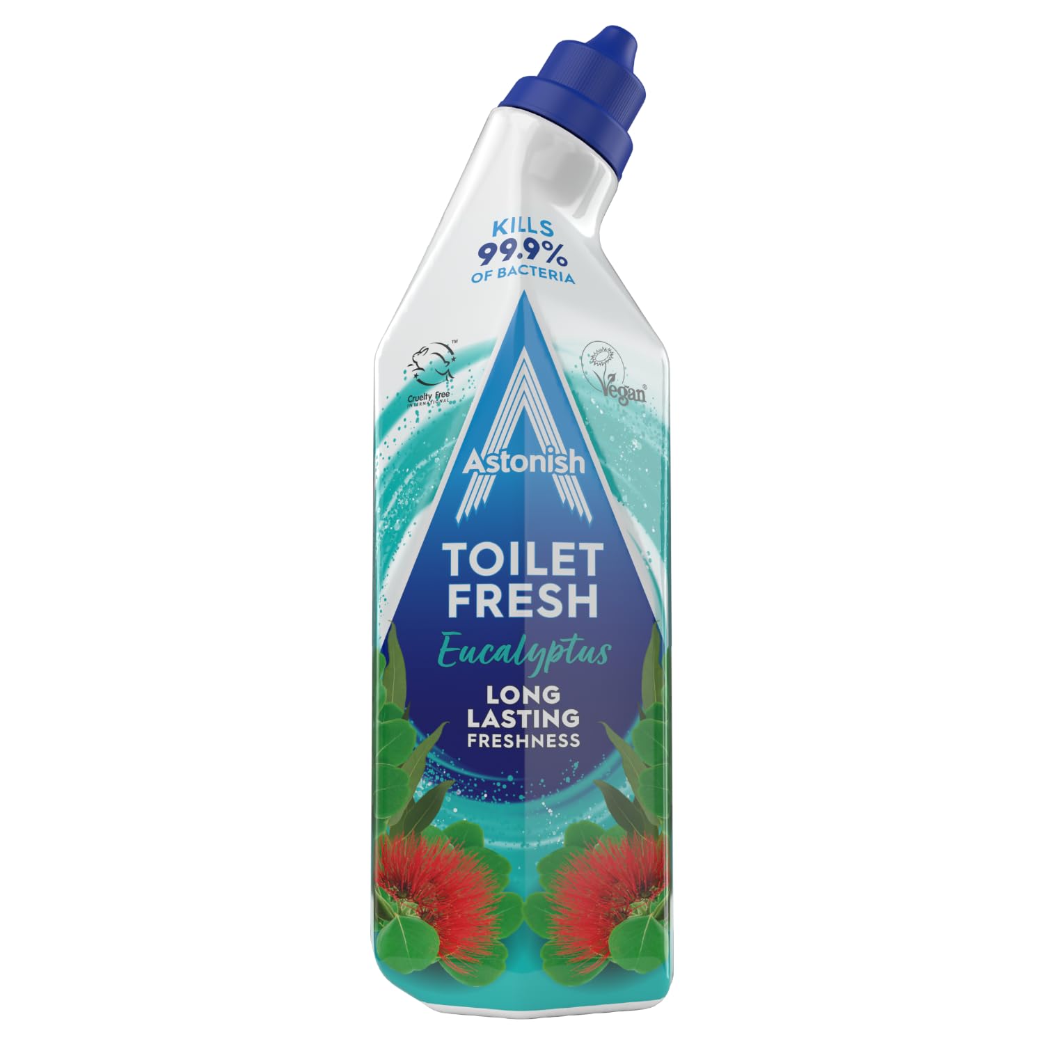 Astonish Eucalyptus Toilet Fresh Gel - Kills 99.9% of Bacteria, Prevents Limescale Buildup