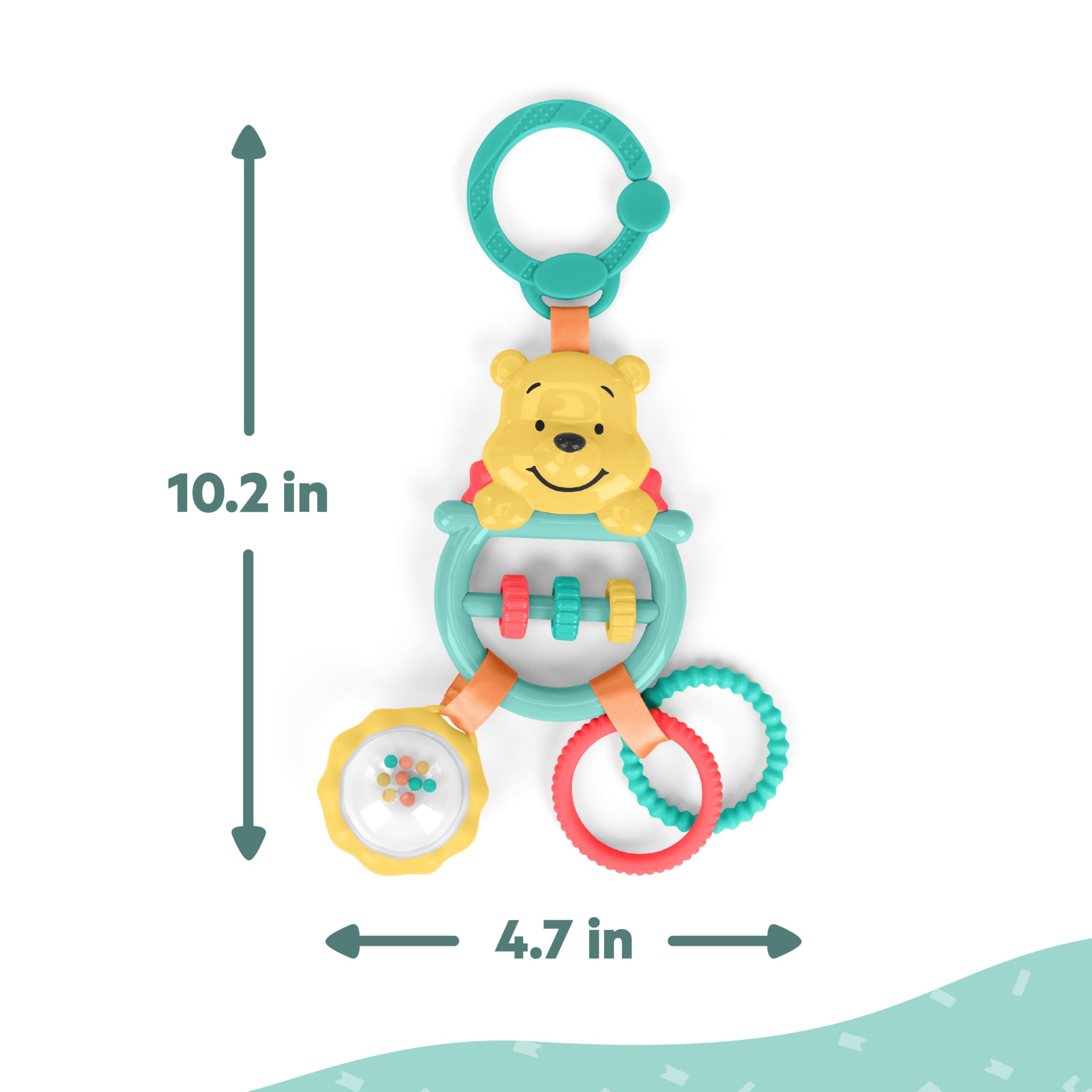 Bright Starts Disney Baby Winnie the Pooh Busy Bear Activity Toy - 0-3 Years 3