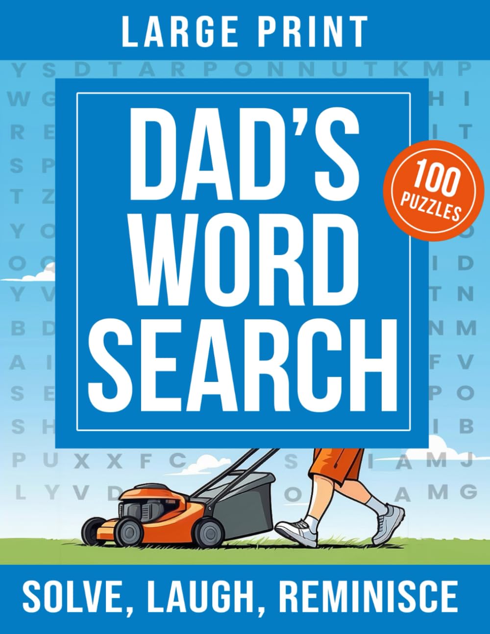 BrainWave Books Dad's Word Search - Large Print Puzzles for Adults | 100 Puzzles | Paperback 1