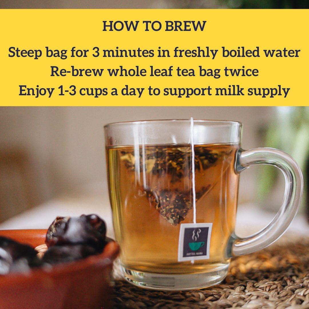HOTTEA MAMA Milk's Up Organic Breastfeeding Tea for Lactation Support 9