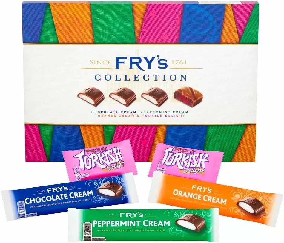 Fry's Collection Chocolate Selection Box 249g - Assorted Cream & Turkish Delight Bars 3