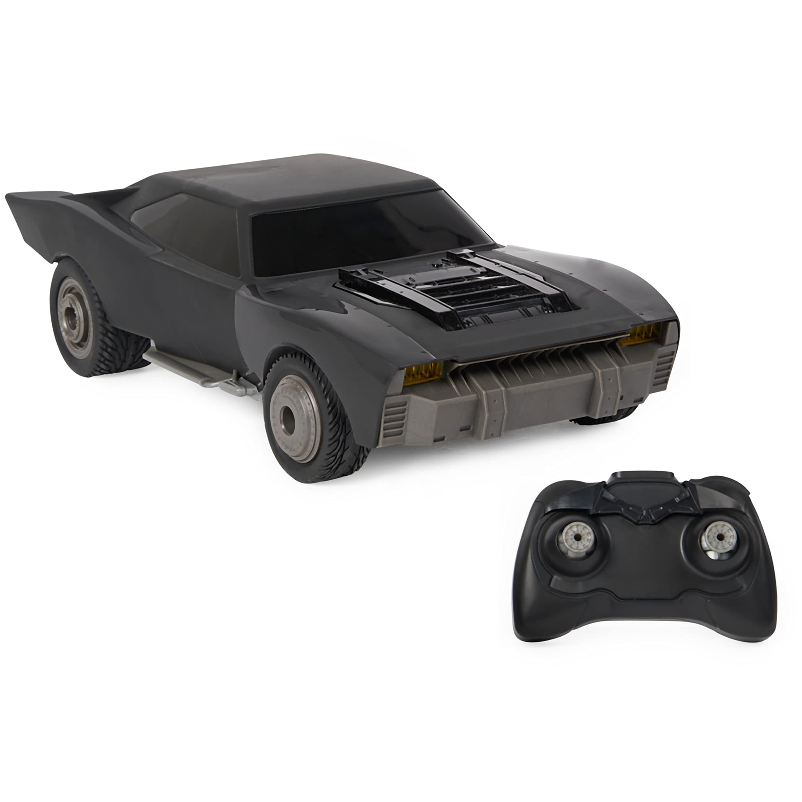 DC Comics The Batman Turbo Boost Batmobile RC - Remote Control Car with Light-Up Engine & Turbo Speed 3