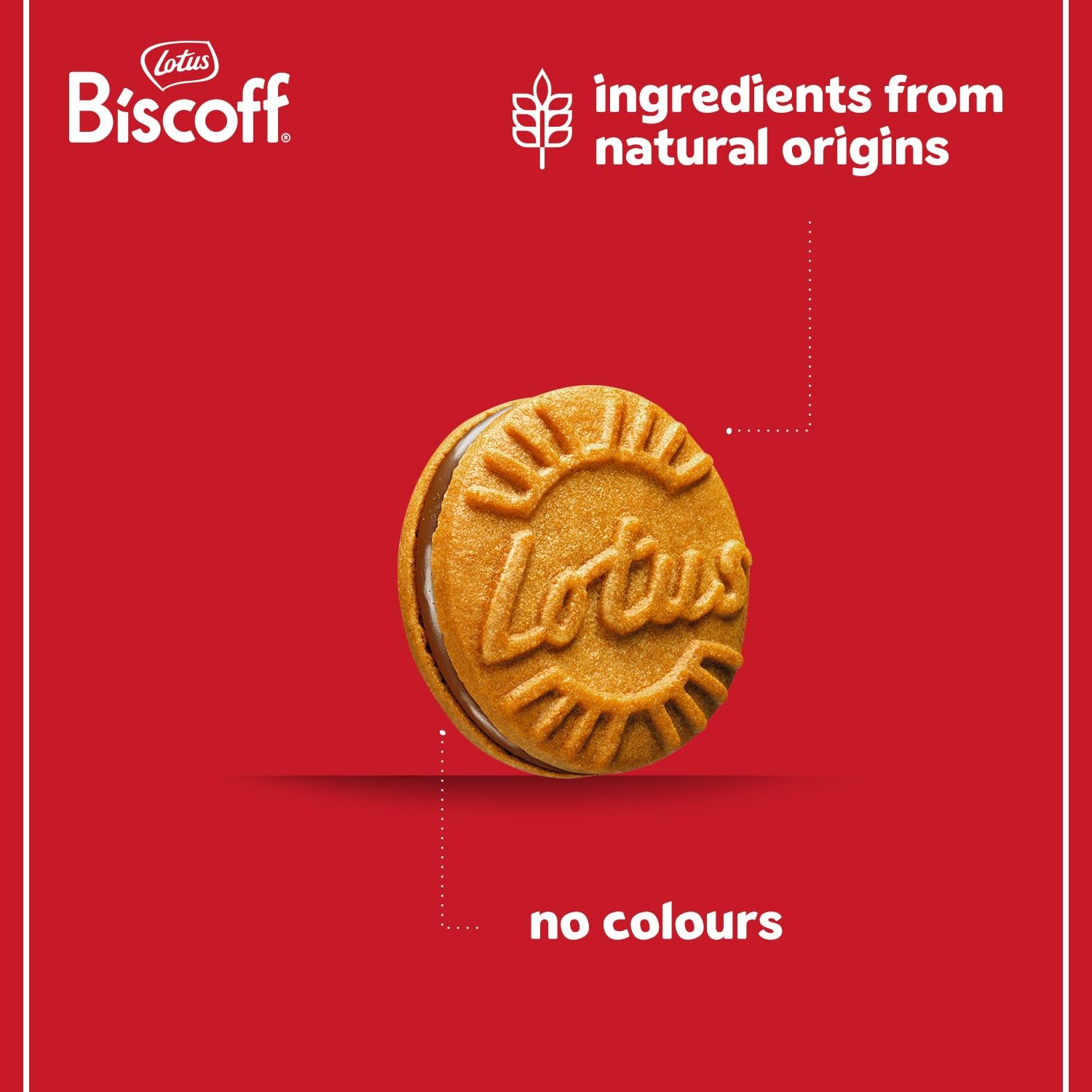Biscoff Sandwich Biscuits with Milk Chocolate Cream Filling - 9 Rolls (135 Biscuits Total) 3