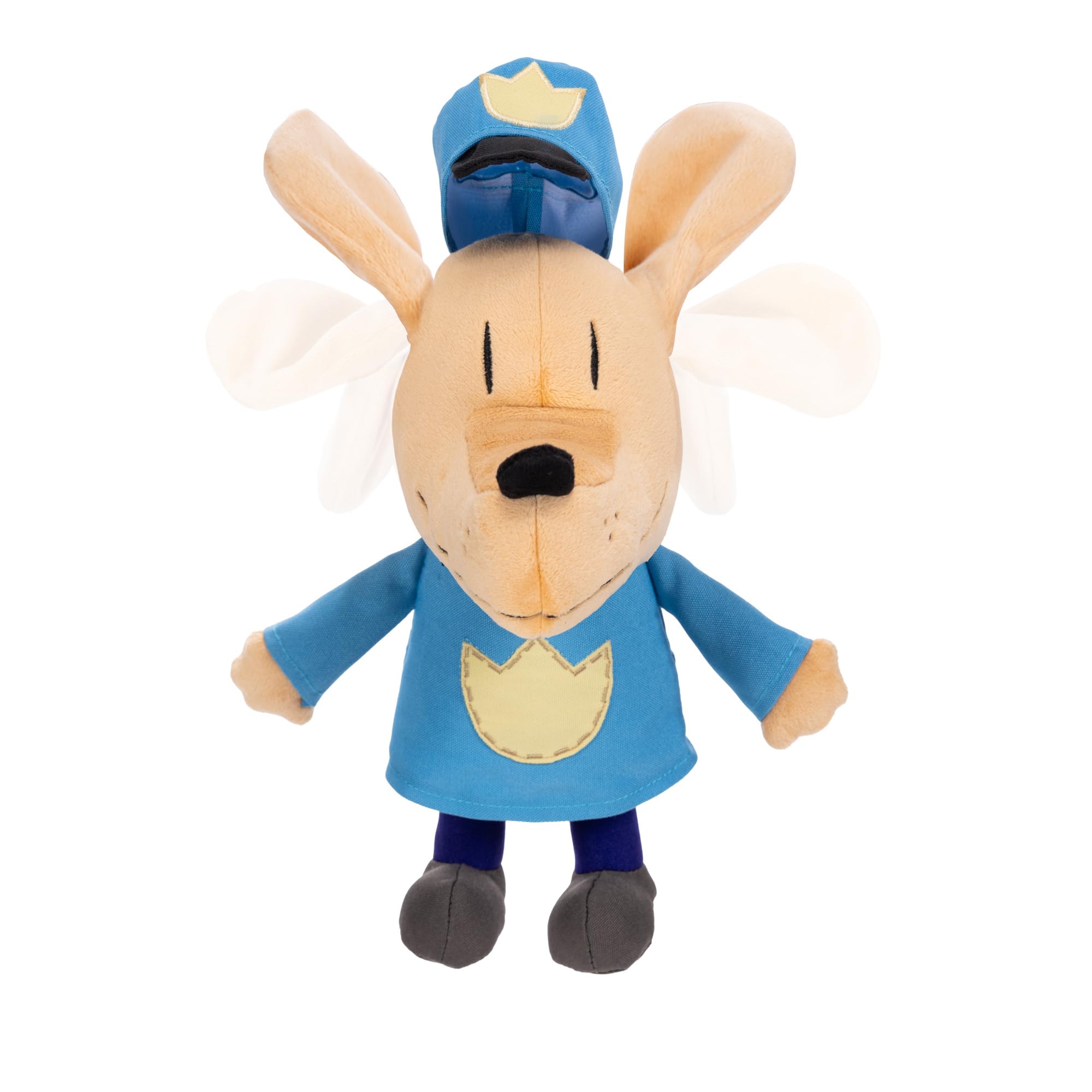 Dog Man - Interactive Plush Toy with Flipping Ears and Fart Sound | Ages 4+ | Medium Size
