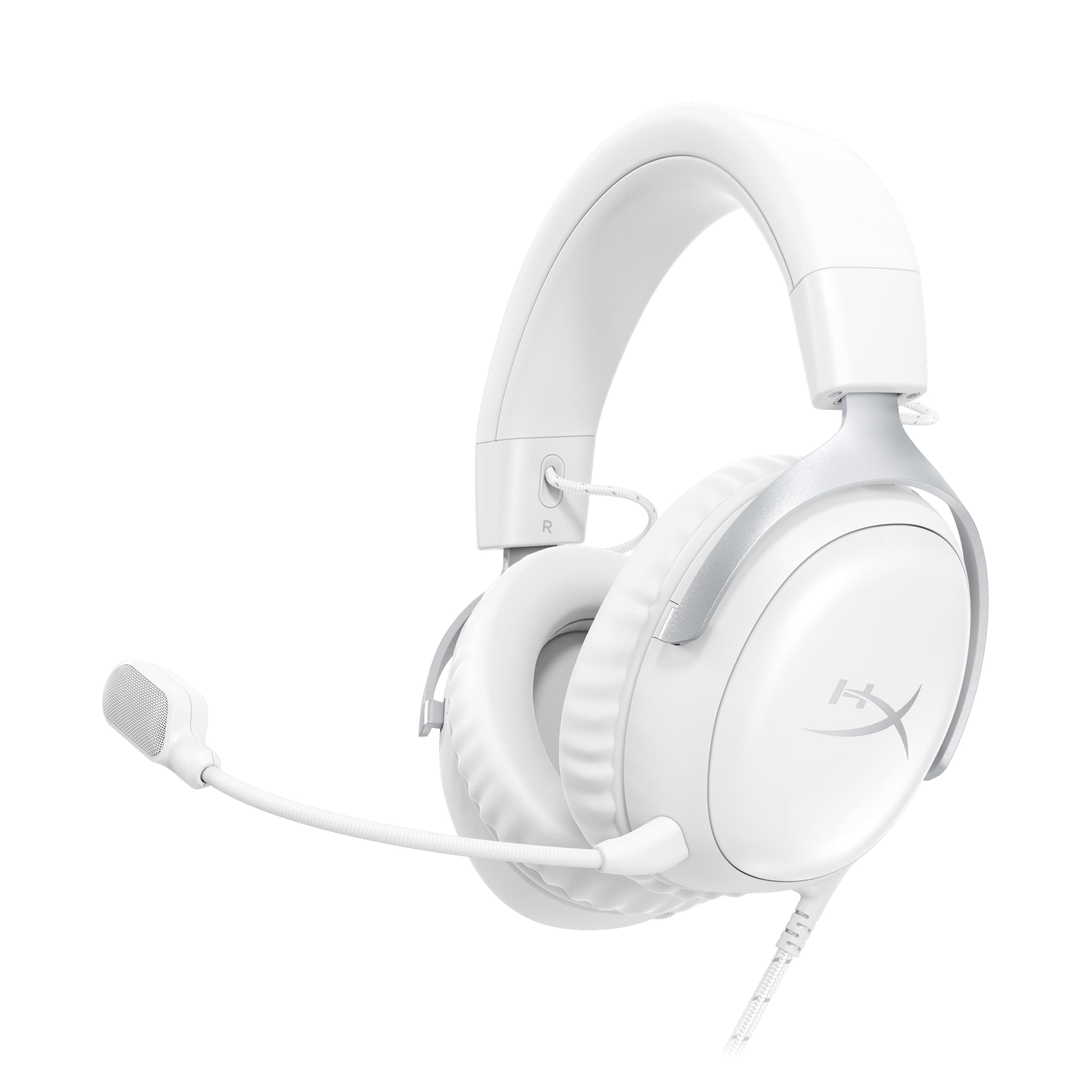 HyperX Cloud III – Wired Gaming Headset, PC, PS5, Xbox Series X|S, Angled 5
