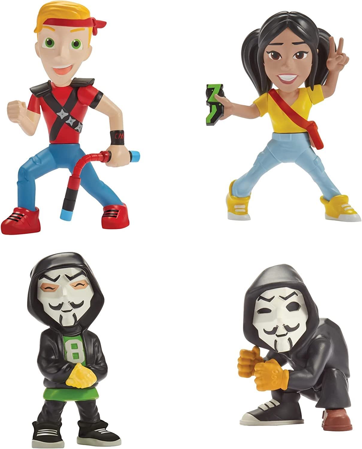 Spy Ninjas 4-Figure Pack - Chad Wild Clay, Regina Ginera, PZ2, PZ Squire (41130CO) 3