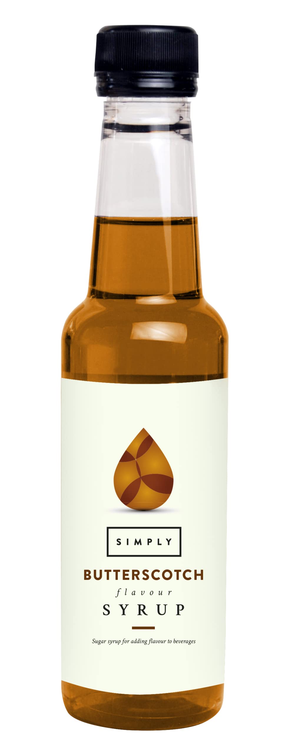 Simply Butterscotch Syrup - Vegan, Nut Free Flavoured Syrup for Coffee & Baking | 250 ml