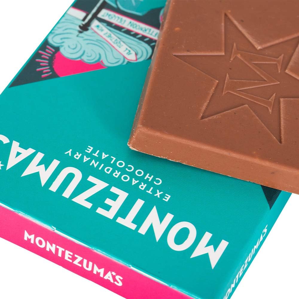 Montezuma - Happiness 35% Kakao Milchschokolade mit gesalzenen karamellisierten Haselnüssen 90g 6
