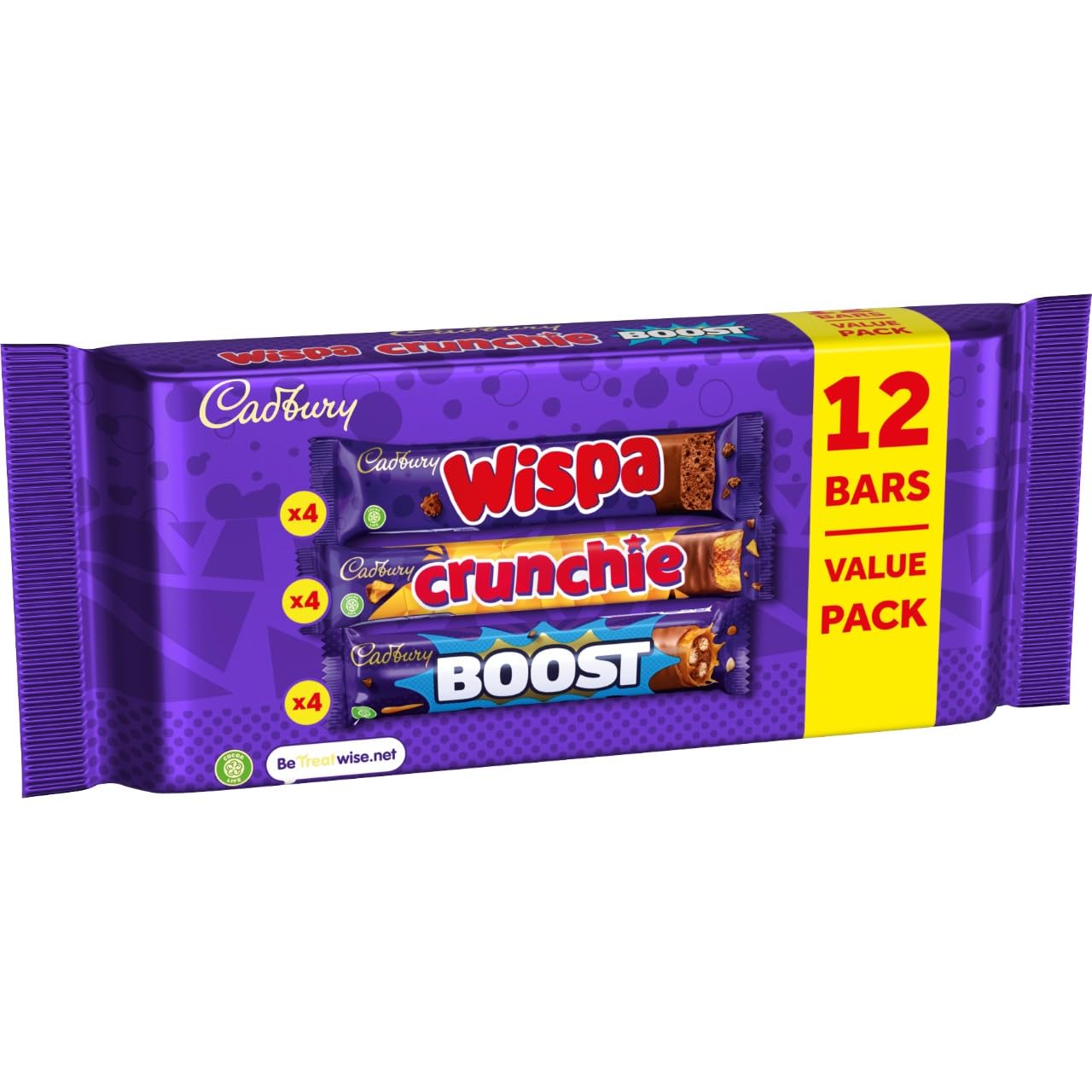 Cadbury Chocolate Bars Value Pack (12 Bars: Boost, Crunchie, Wispa) 3