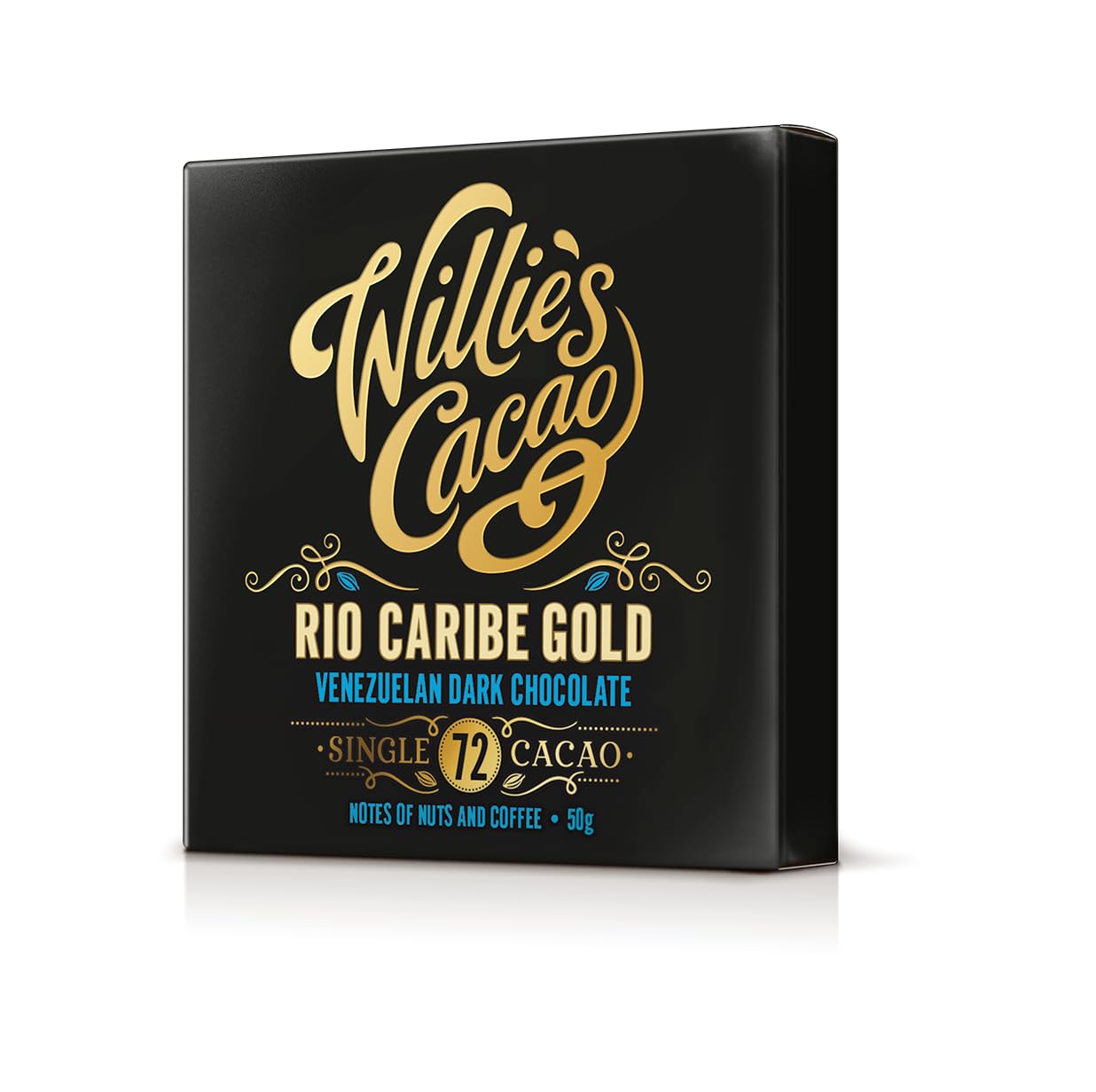 Willie's Cacao - Rio Caribe 72% Dark Chocolate Bar - 50g x 12 - Nutty, Coffee Notes 6