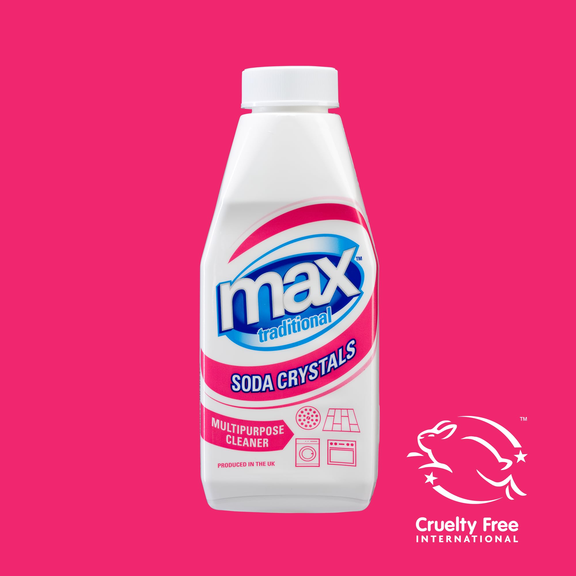 Max Traditionelle Sodakristalle – 500 g | Natürlicher Allzweckreiniger für die Reinigung zu Hause und im Freien 3