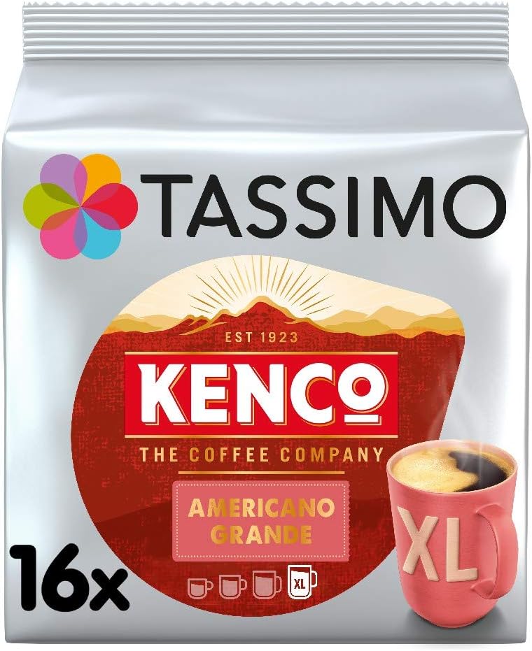 Kenco Americano Grande Coffee Pods for Tassimo Machines (Pack of 5, 80 Capsules) 4